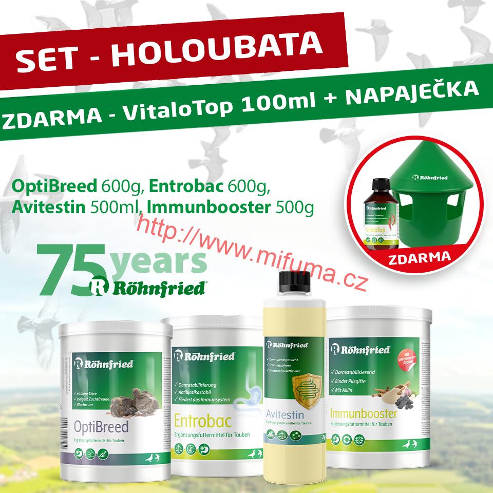 SET - HOLOUBATA + ZDARMA VitaloTop a NAPAJEČKA