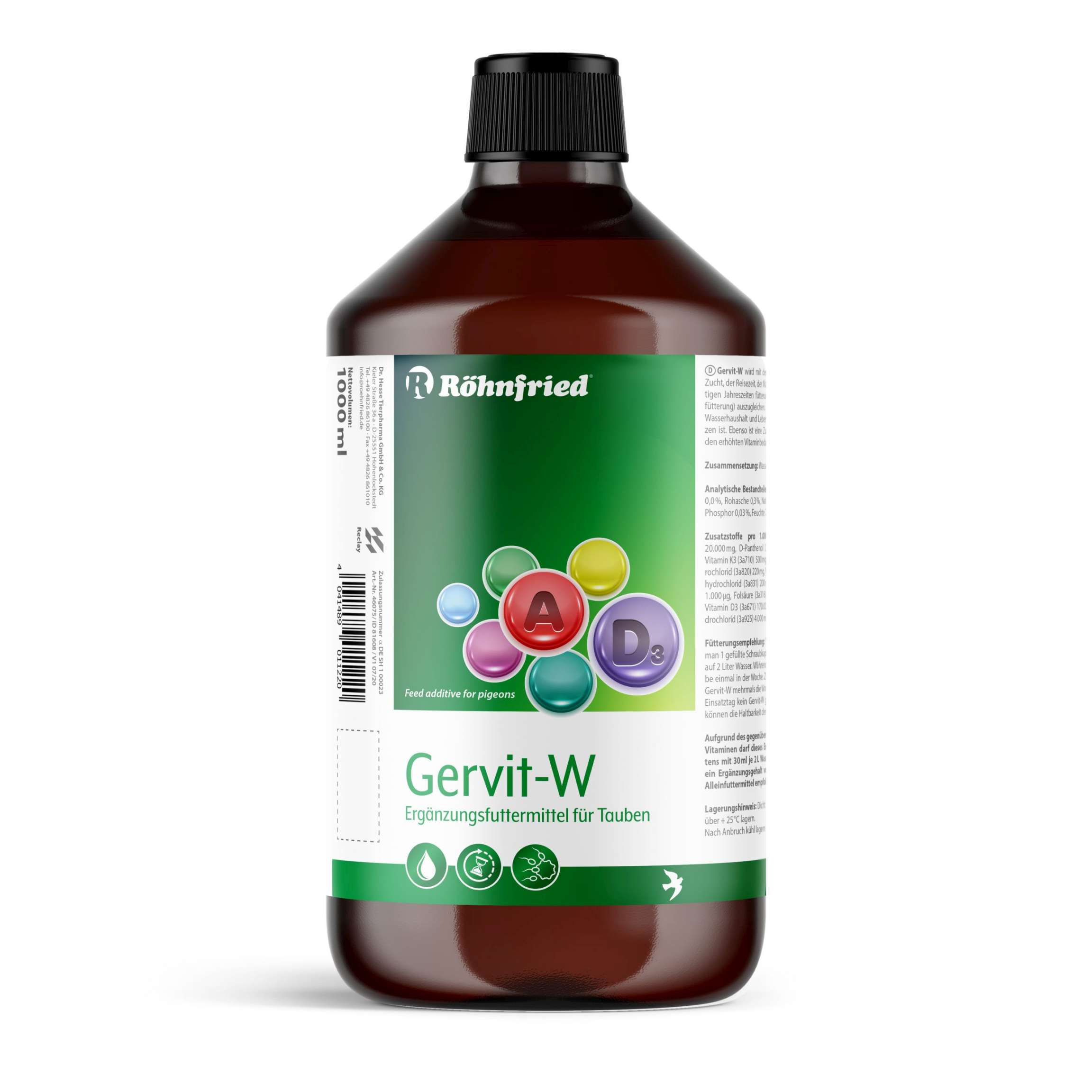 Röhnfried Gervit-W Tauben 100ml